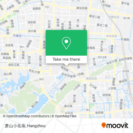 萧山小岳庙 map