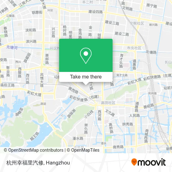 杭州幸福里汽修 map