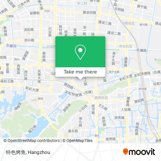 特色烤鱼 map