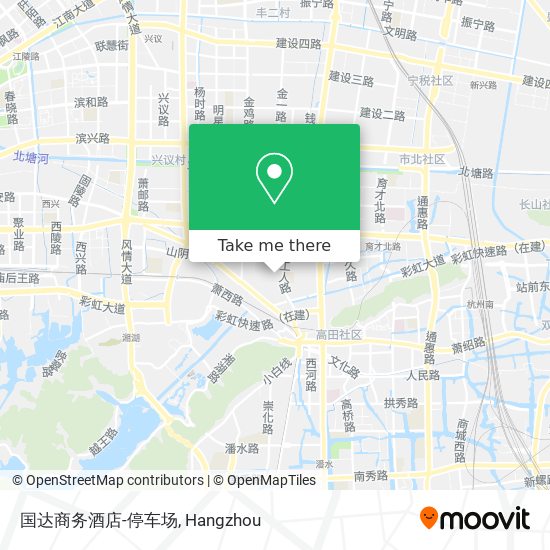国达商务酒店-停车场 map