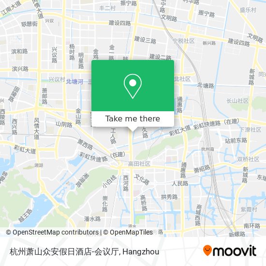 杭州萧山众安假日酒店-会议厅 map