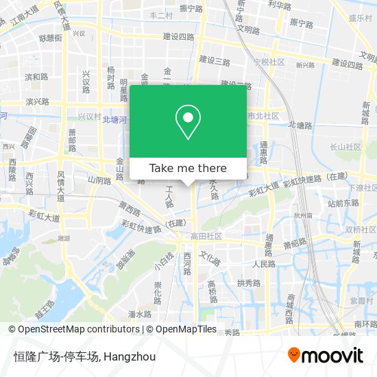 恒隆广场-停车场 map