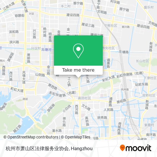 杭州市萧山区法律服务业协会 map