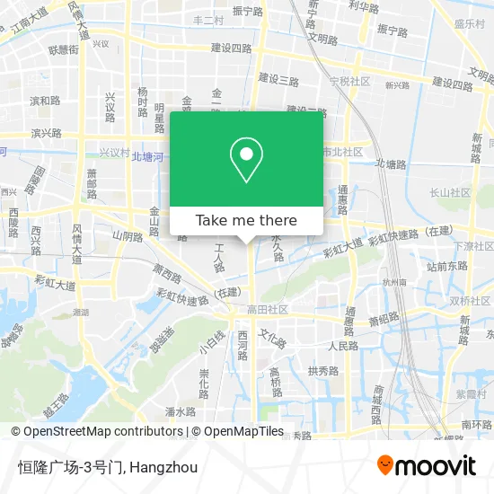 恒隆广场-3号门 map