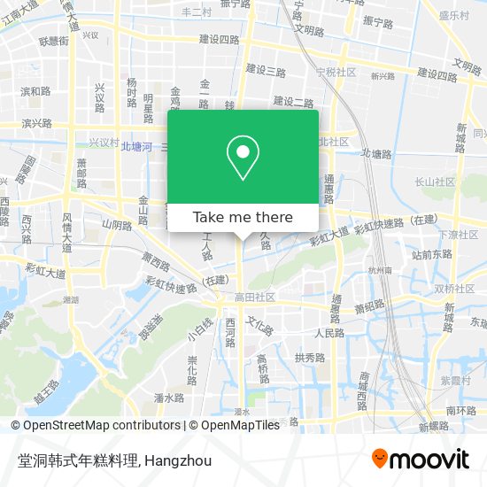 堂洞韩式年糕料理 map