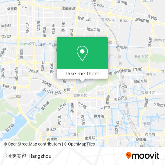 羽泱美容 map
