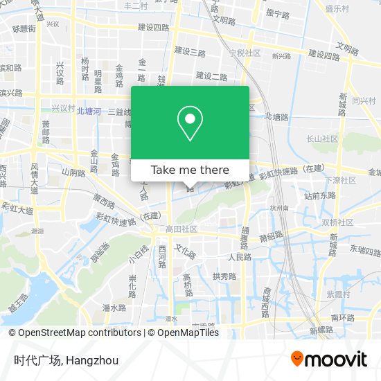 时代广场 map