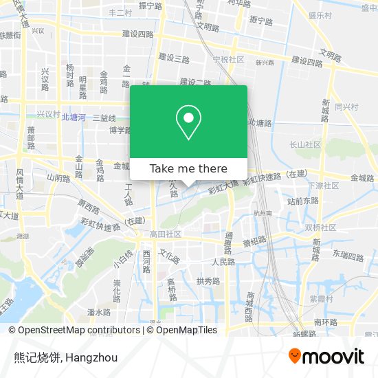 熊记烧饼 map
