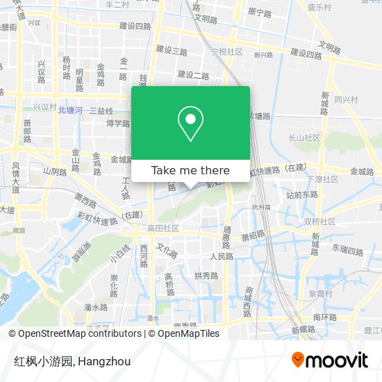 红枫小游园 map