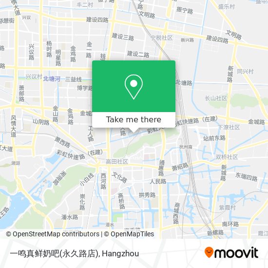 一鸣真鲜奶吧(永久路店) map