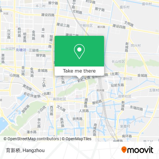 育新桥 map