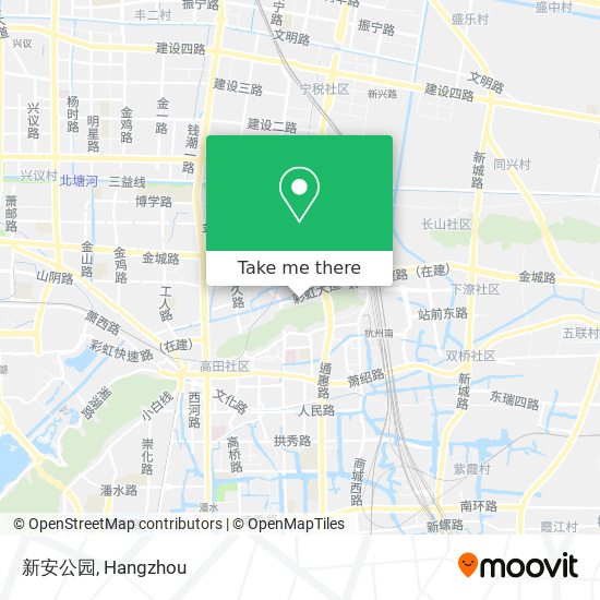 新安公园 map