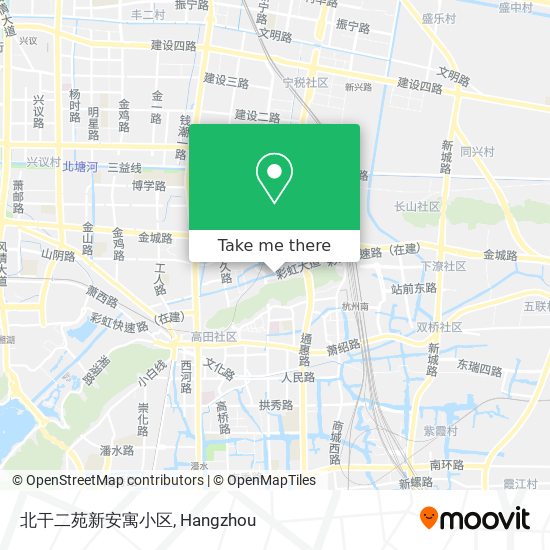 北干二苑新安寓小区 map