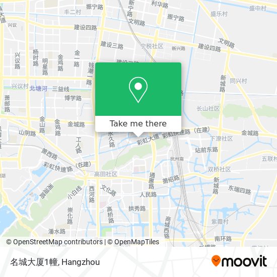 名城大厦1幢 map