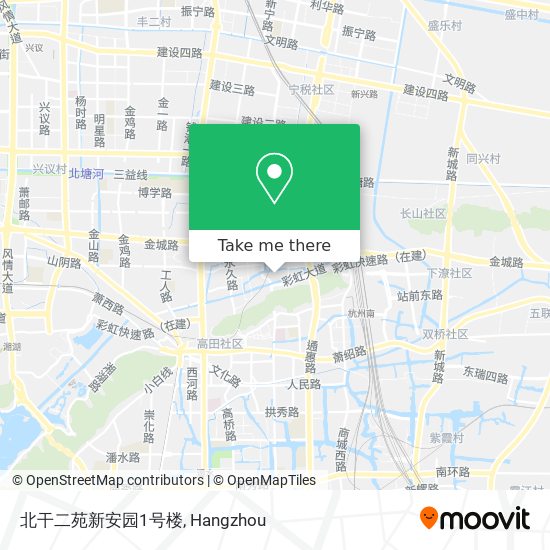 北干二苑新安园1号楼 map