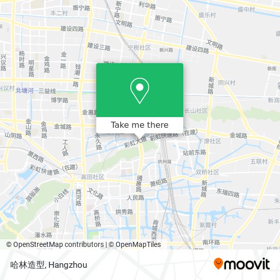 哈林造型 map