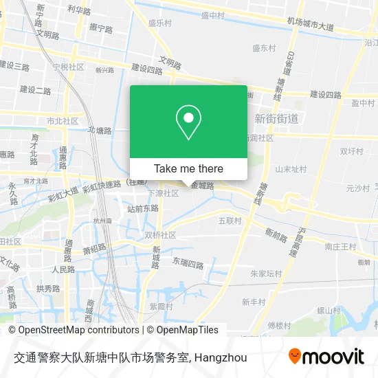 交通警察大队新塘中队市场警务室 map