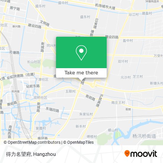 得力名望府 map