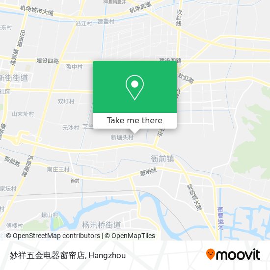 妙祥五金电器窗帘店 map