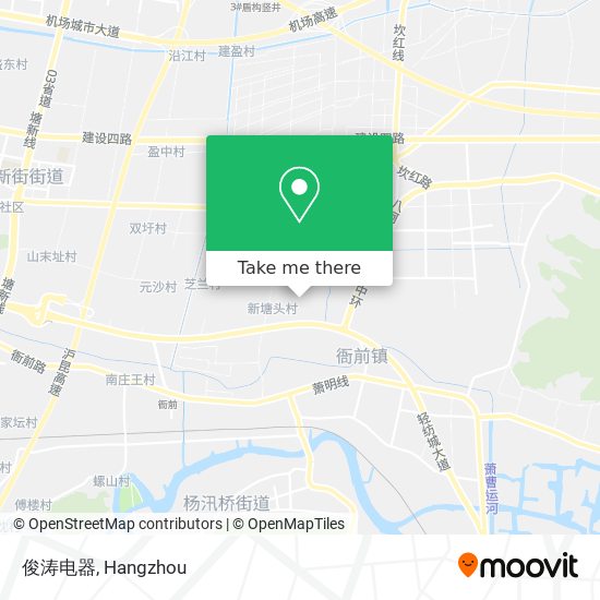 俊涛电器 map
