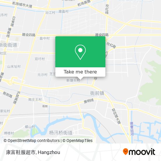 康富鞋服超市 map