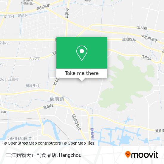 三江购物天正副食品店 map