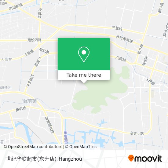 世纪华联超市(东升店) map