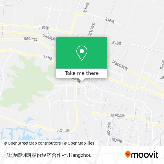 瓜沥镇明朗股份经济合作社 map
