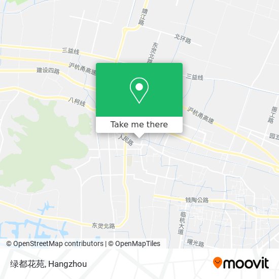 绿都花苑 map