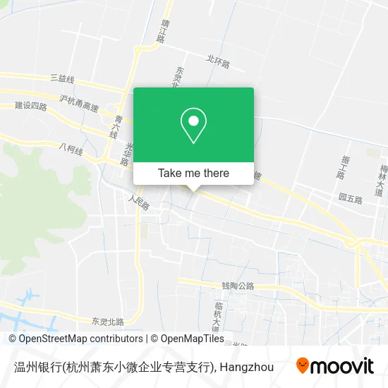 温州银行(杭州萧东小微企业专营支行) map