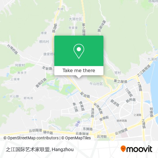 之江国际艺术家联盟 map