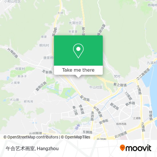 午合艺术画室 map