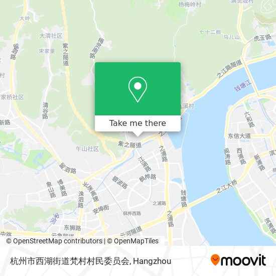 杭州市西湖街道梵村村民委员会 map