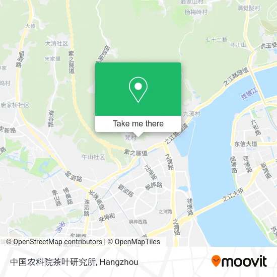 中国农科院茶叶研究所 map