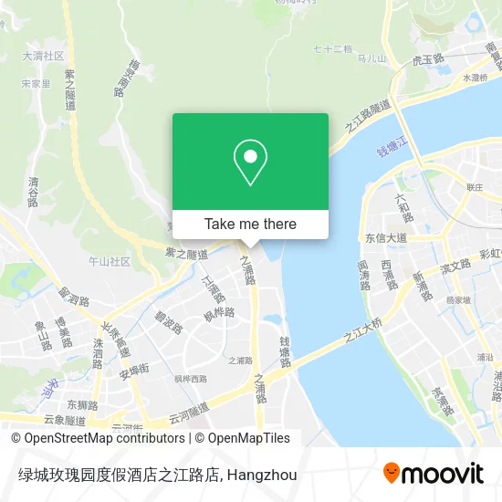 绿城玫瑰园度假酒店之江路店 map