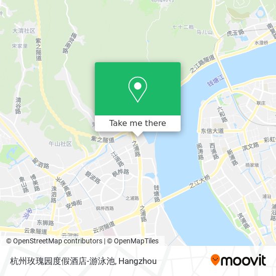 杭州玫瑰园度假酒店-游泳池 map