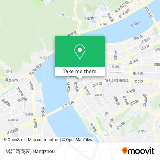 钱江湾花园 map