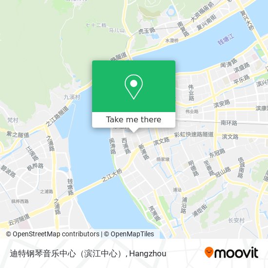 迪特钢琴音乐中心（滨江中心） map