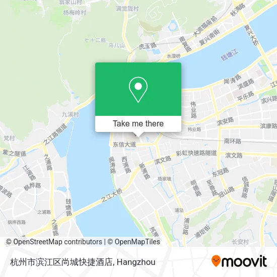 杭州市滨江区尚城快捷酒店 map
