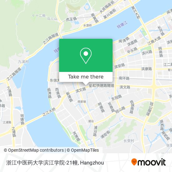 浙江中医药大学滨江学院-21幢 map