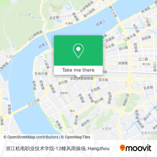 浙江机电职业技术学院-12幢风雨操场 map
