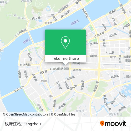 钱塘江站 map