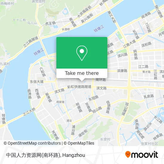 中国人力资源网(南环路) map