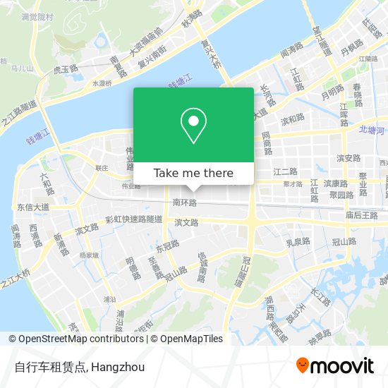 自行车租赁点 map