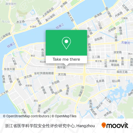 浙江省医学科学院安全性评价研究中心 map