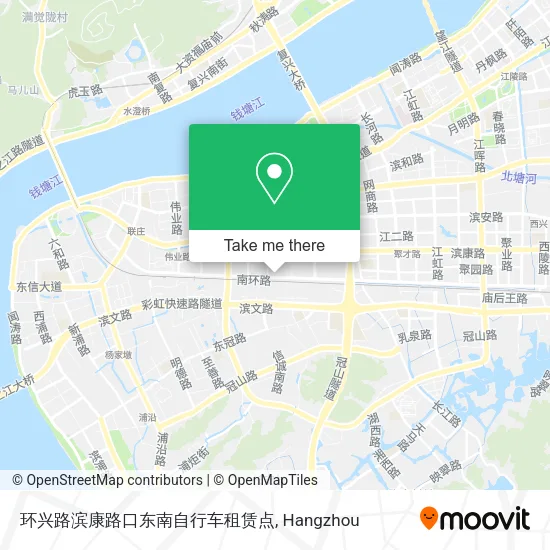 环兴路滨康路口东南自行车租赁点 map
