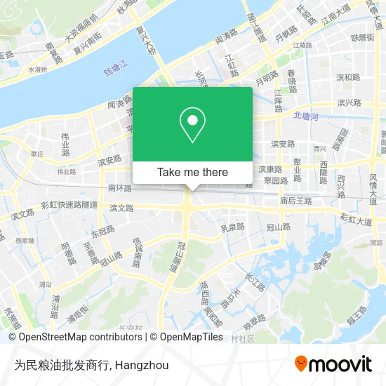 为民粮油批发商行 map