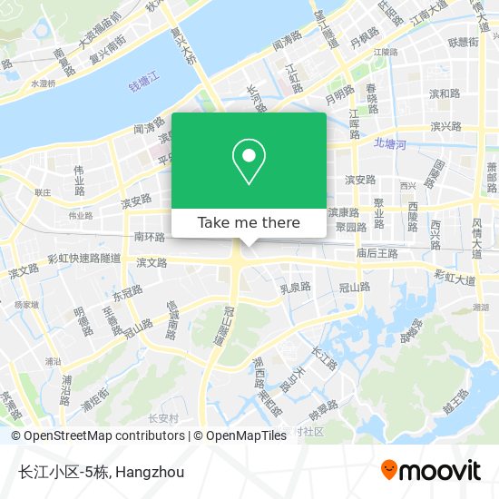 长江小区-5栋 map