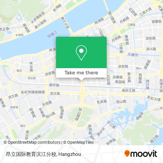 昂立国际教育滨江分校 map