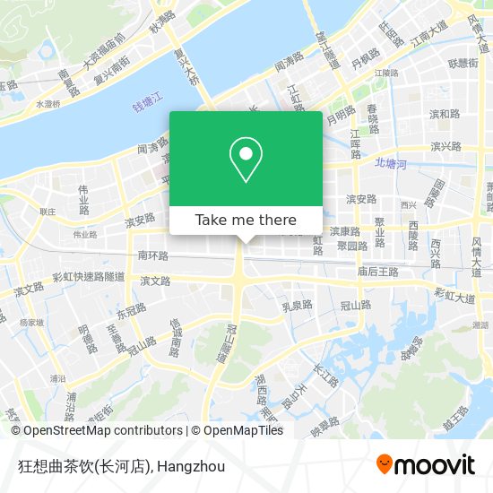 狂想曲茶饮(长河店) map